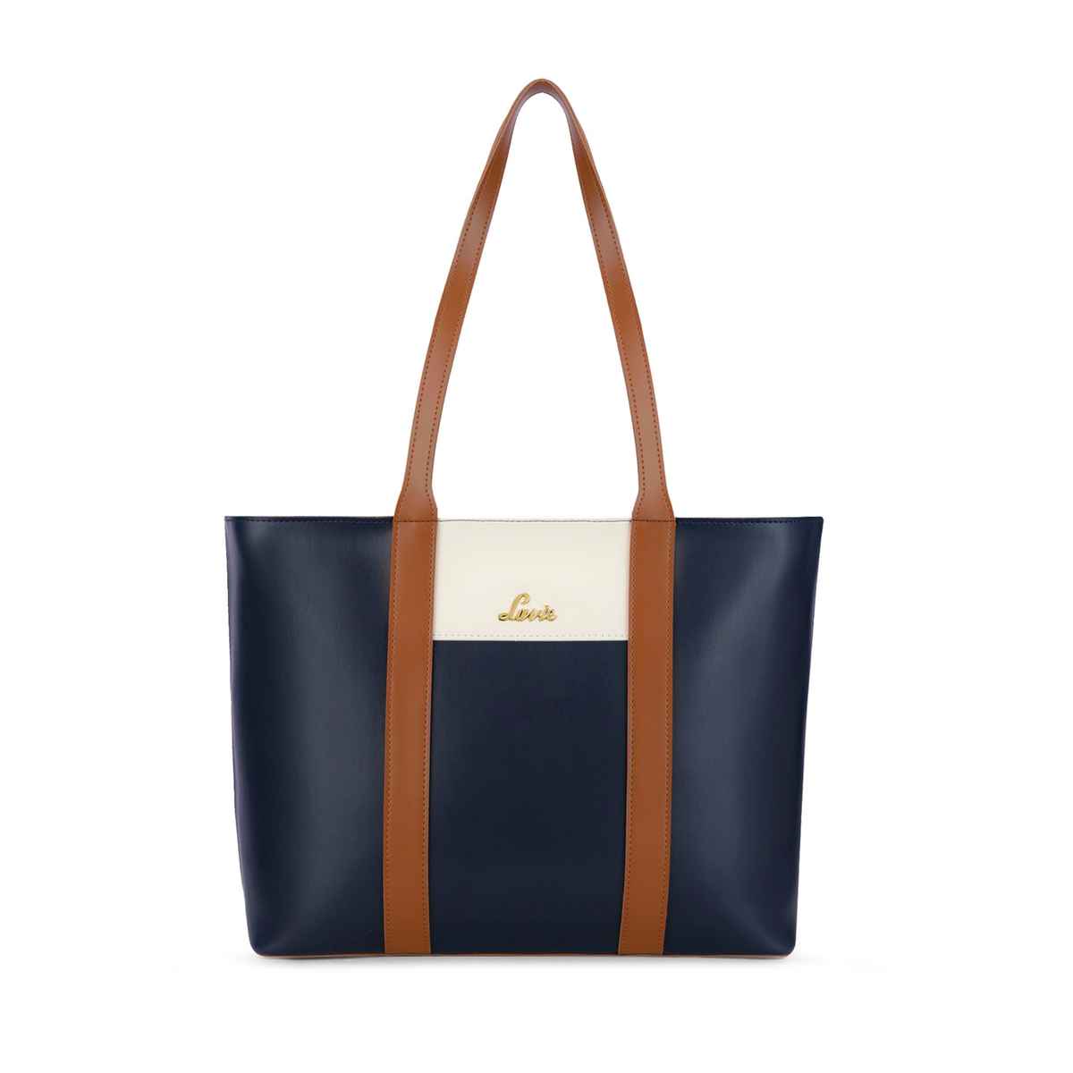 Lavie Women's Colourblock Regan Large Tote Handbag | Navy Blue