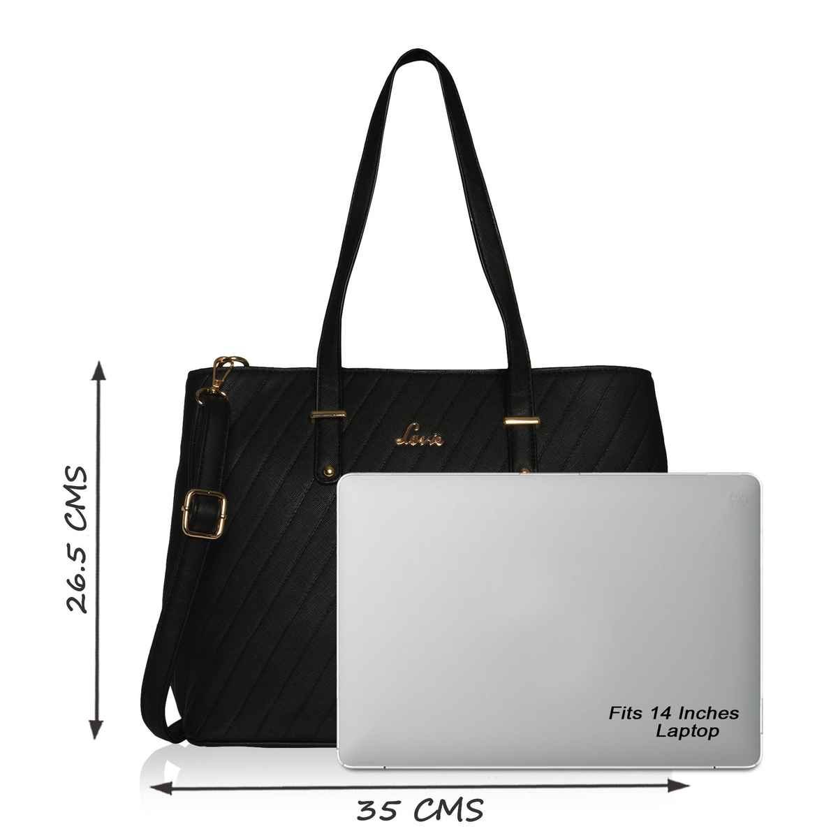 Lavie Women's Yalta Large Satchel Handbag | Satchel Bag | Ladies purse | Shoulder Bag | Black