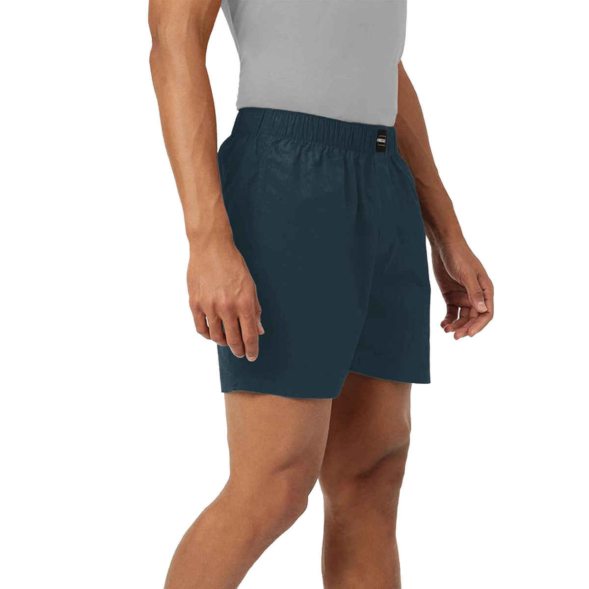 Freecultr Men's All-Day Boxers | Orange & Blue - M