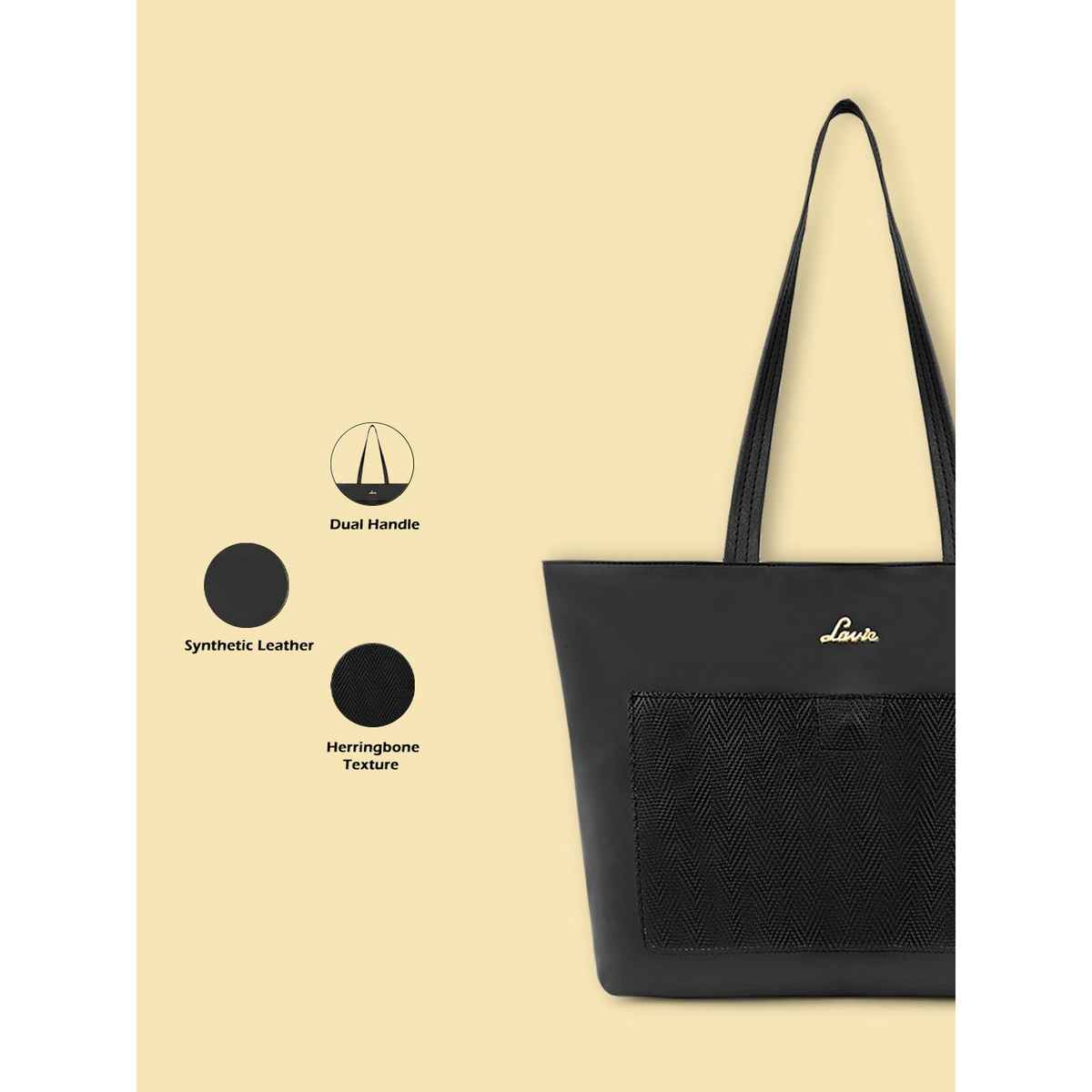 Lavie Women's Hand Bag | Large | Black