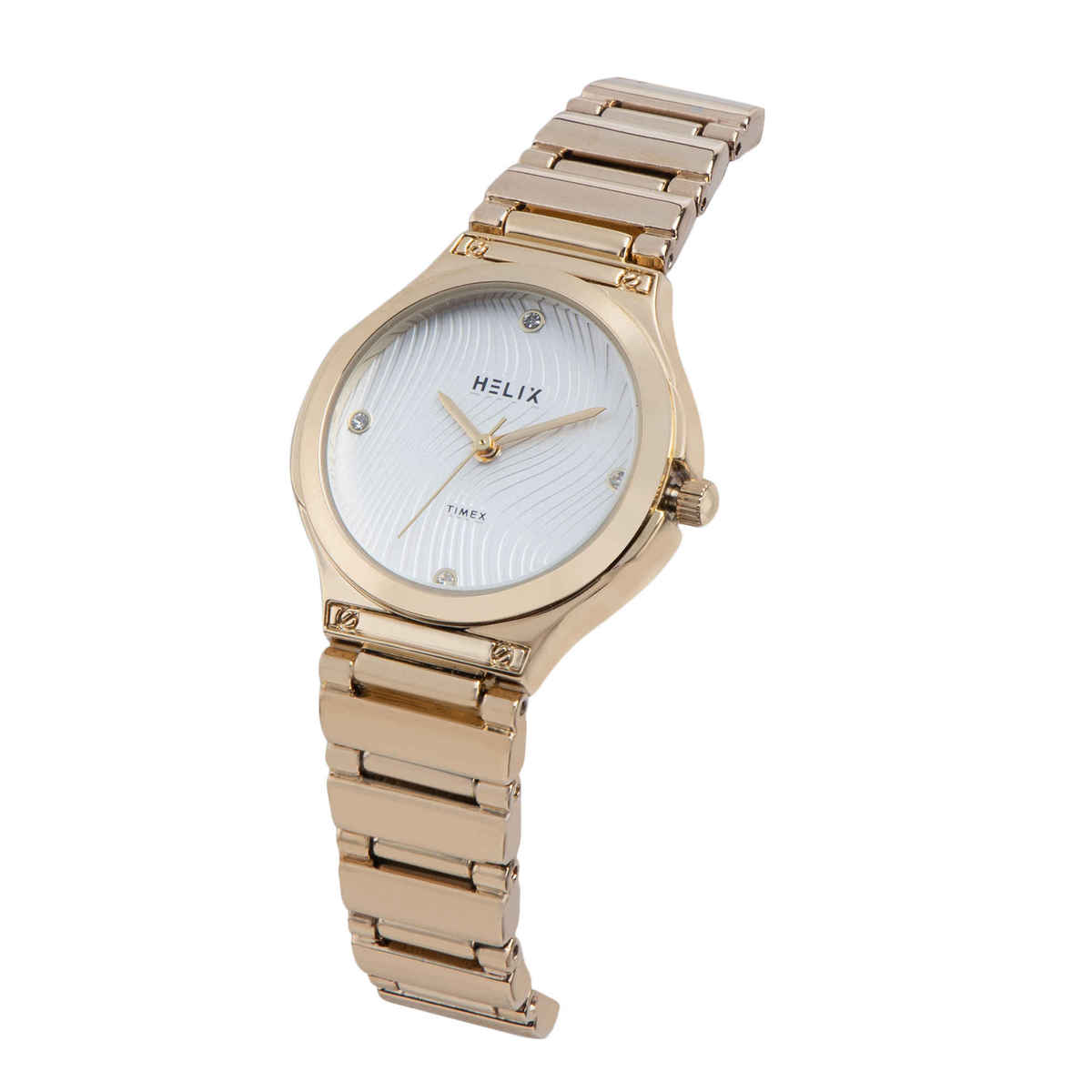 HELIX By Timex Round Dial Analog Women Watch | TW066HL00T | White
