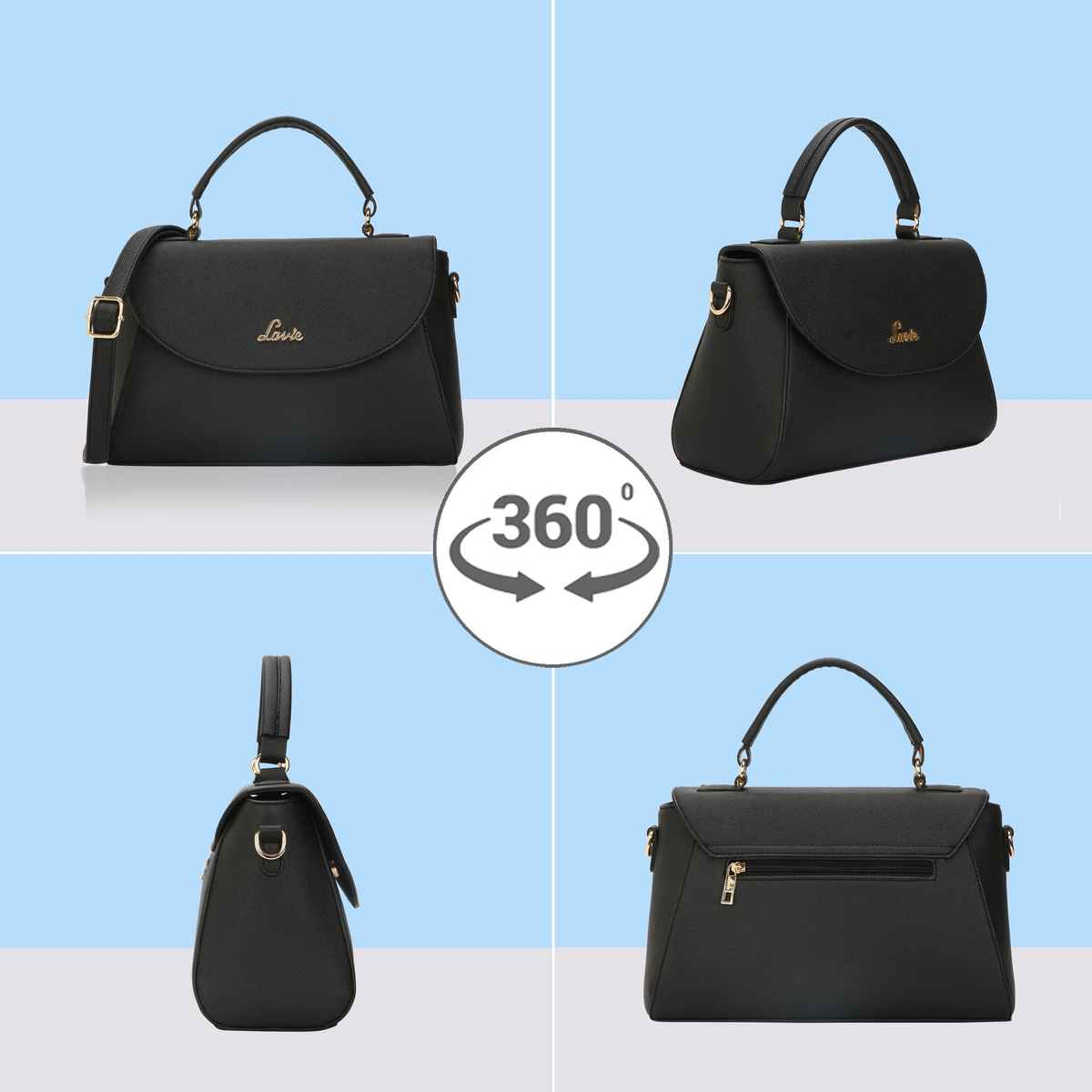 Lavie Women's Bleech Flap Satchel Handbag | Ladies purse | Shoulder Bag