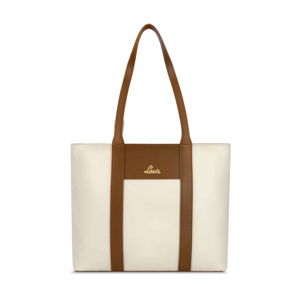 Lavie Women's Colourblock Regan Large Tote Handbag | Off White