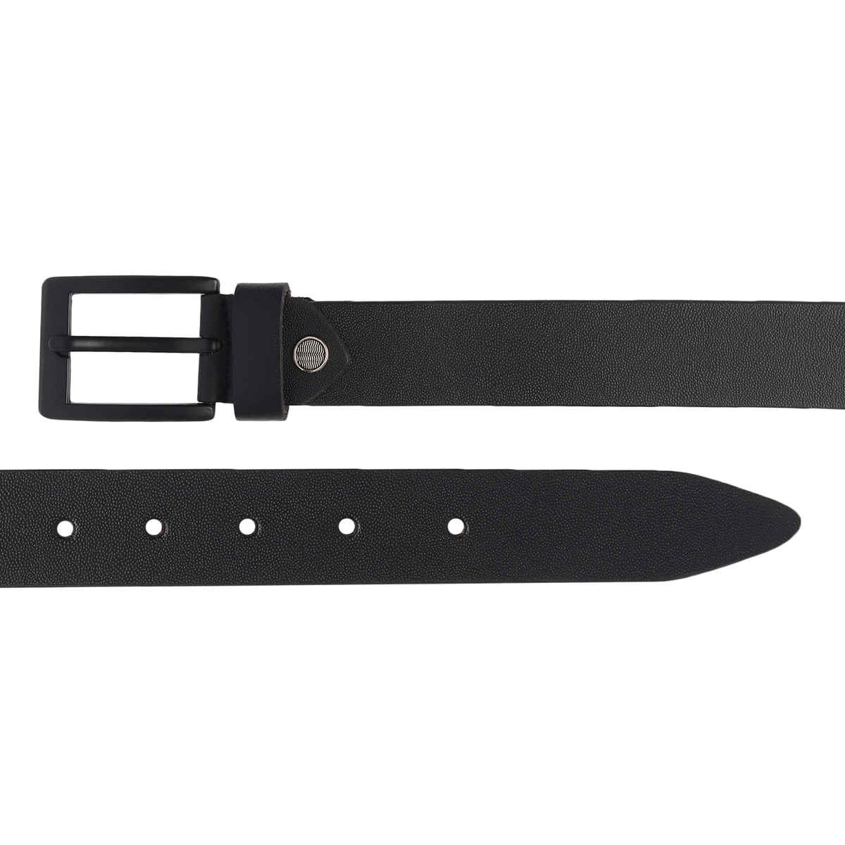 Kastner Men's Genuine Leather Belt with Classic Metal Buckle | Formal & Casual Wear | Black - 36