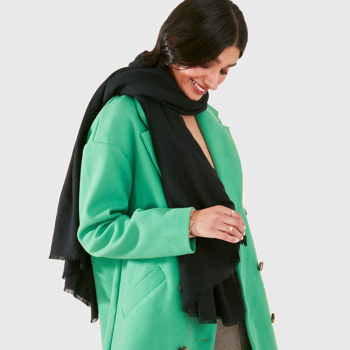 Accessorize London Women's Take Me Everywhere Scarf - Black