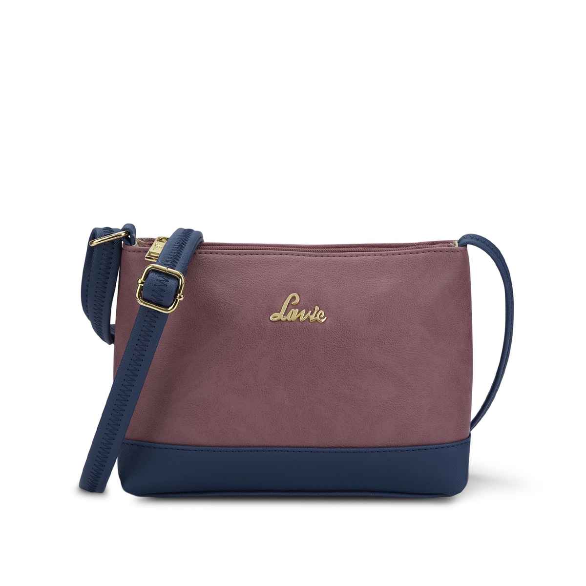 Lavie Women's Taya Cross Body Sling Bag | Ladies Purse Handbag | Dark Pink