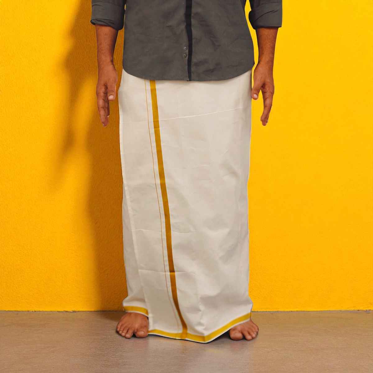 House Of Festivals Velcro Dhoti-Mundu-Veshti