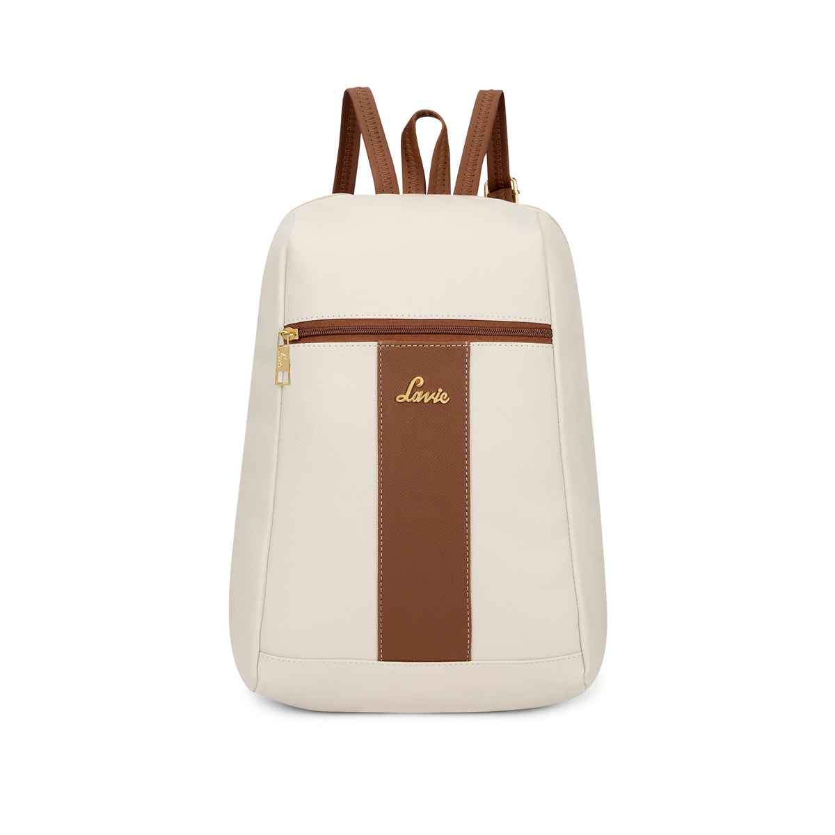 Lavie Women's Colourblock Cobie Fashion Backpack for | Shoulder Bag | Off White