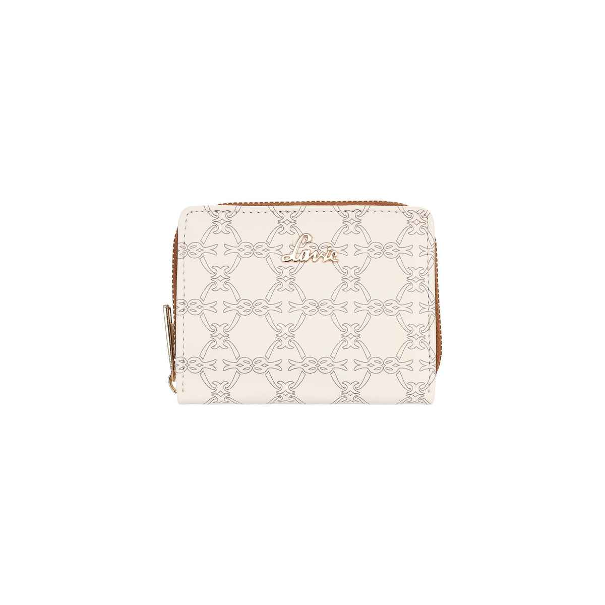 Lavie Women's Mono flap small Wallet | White