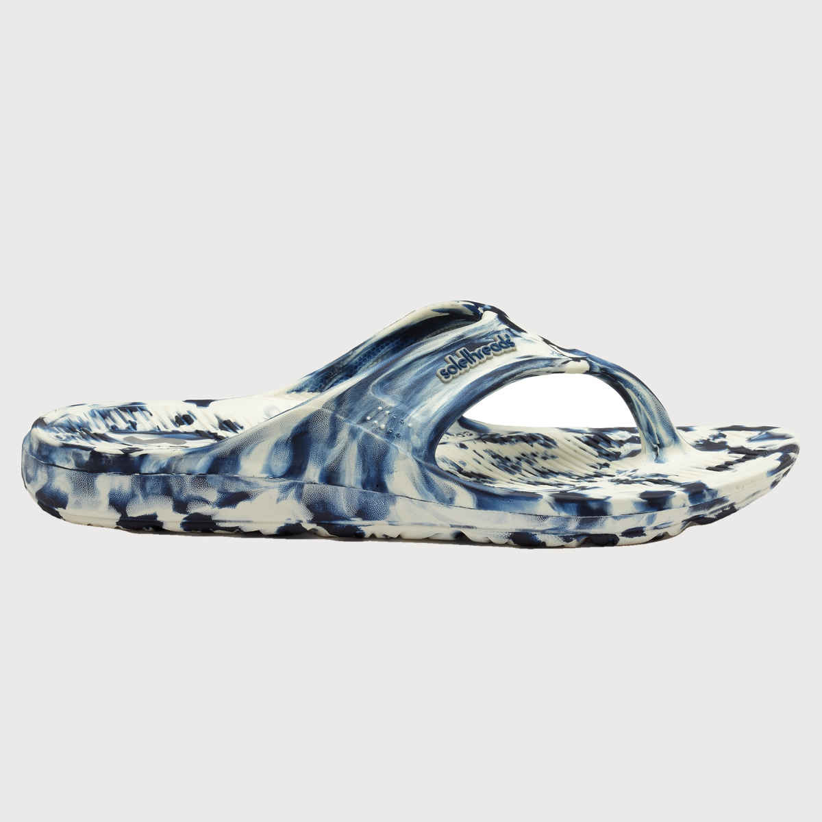 Solethreads Ortho Elite Marble Navy Flip-Flops & Slippers for Men | Size - India-UK 7