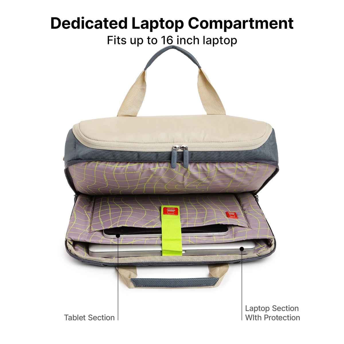 Uppercase Unisex Polyester 15 L Top Handle Messenger Bag | Steel Blue