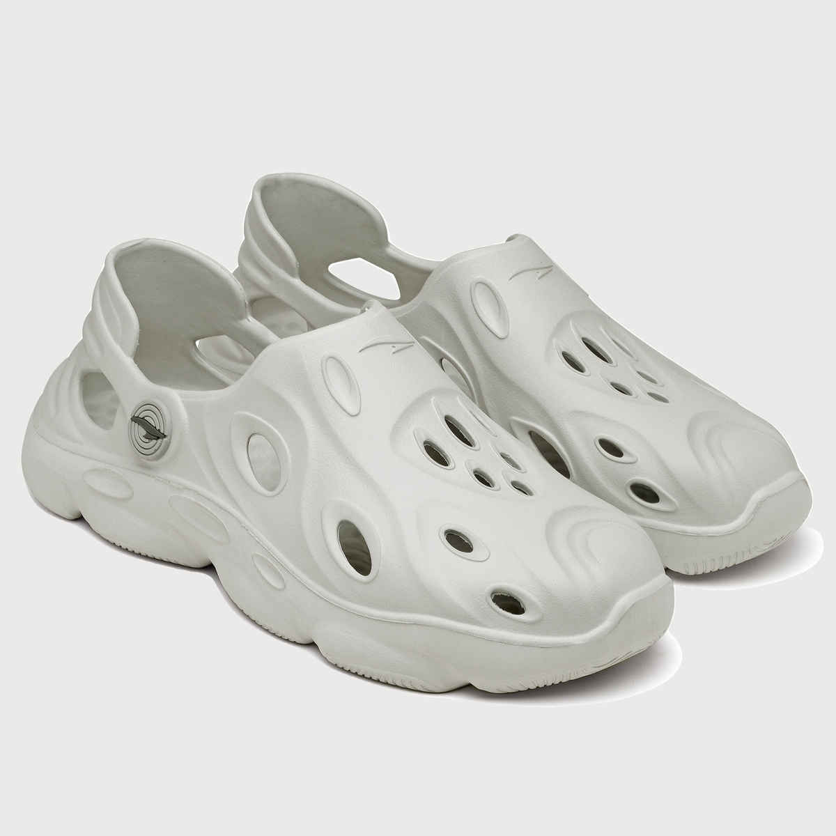 Asian Safari-02 Men Clogs Light Grey (Size-10)