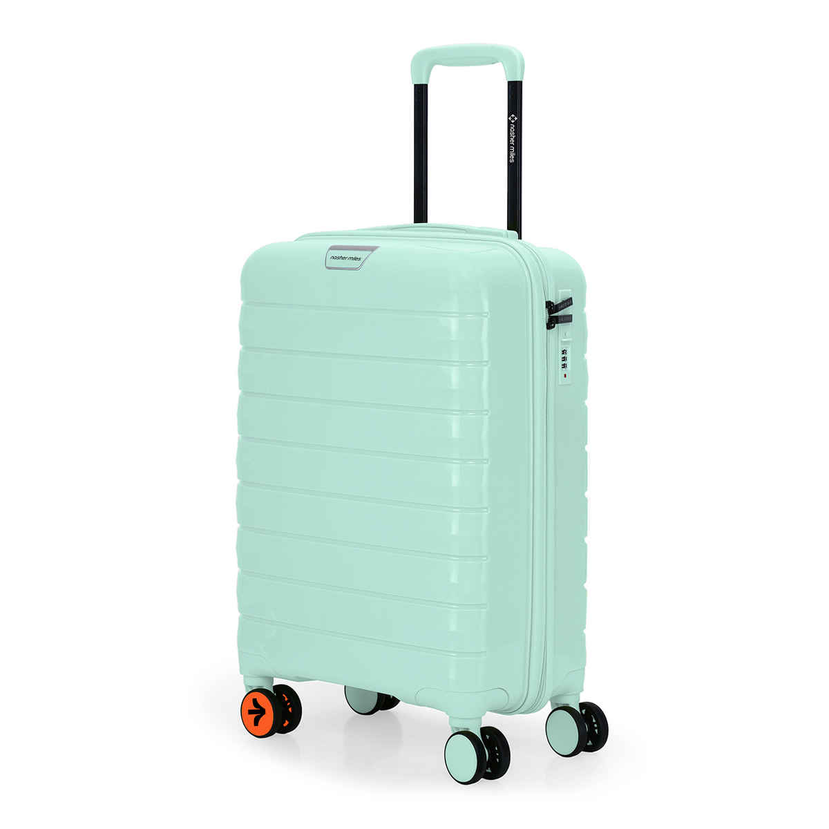 Nasher Miles Vienna Cabin Hard Sided Polypropylene- 20 Inch - 55 cm Trolley Bag- Cool Mint