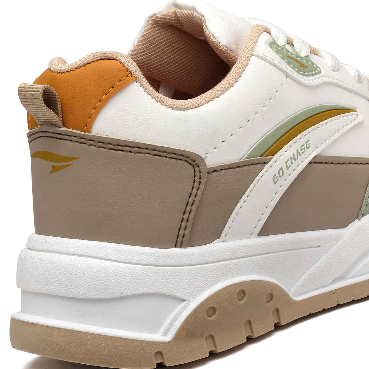Asian Women's Sneakers | NANCY-01 | WHITE BEIGE | UK-5