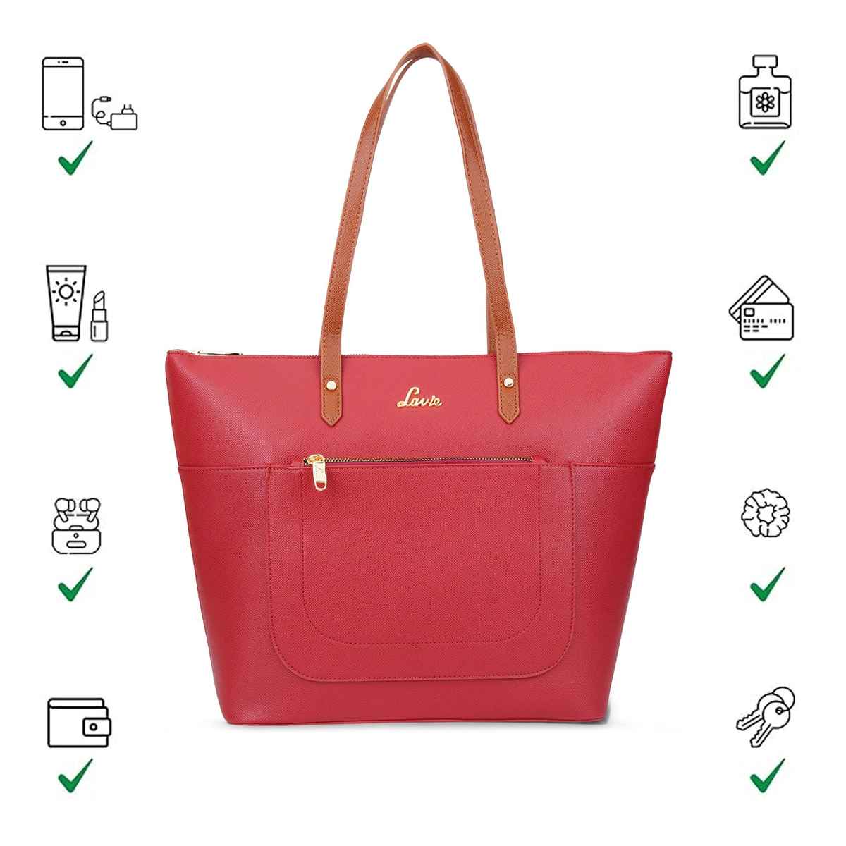 Lavie Women's Hilite Lily Tote | Maroon