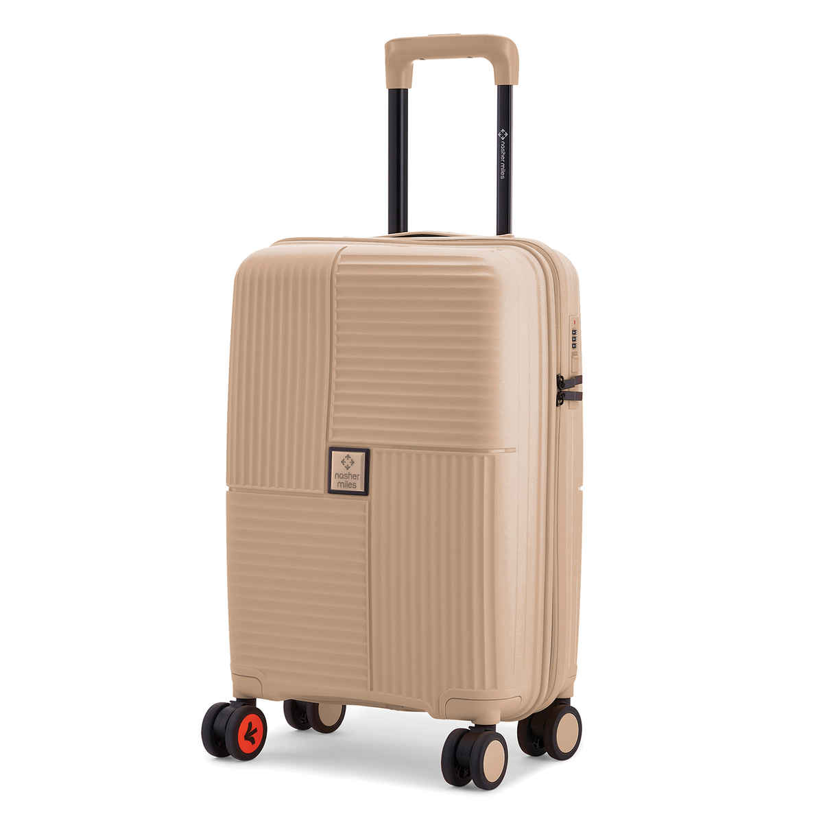 Nasher Miles Singapore Cabin Hard-Sided Polypropylene Luggage 20 Inch-55 cm Trolley Bag - Champagne