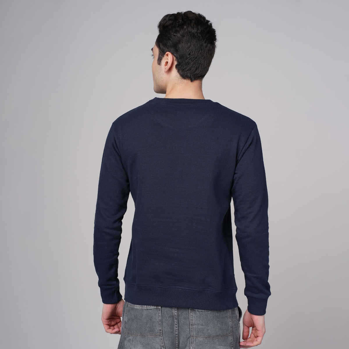 Outlaws Men's Cotton Rich Premium Sweatshirt | Navy - M