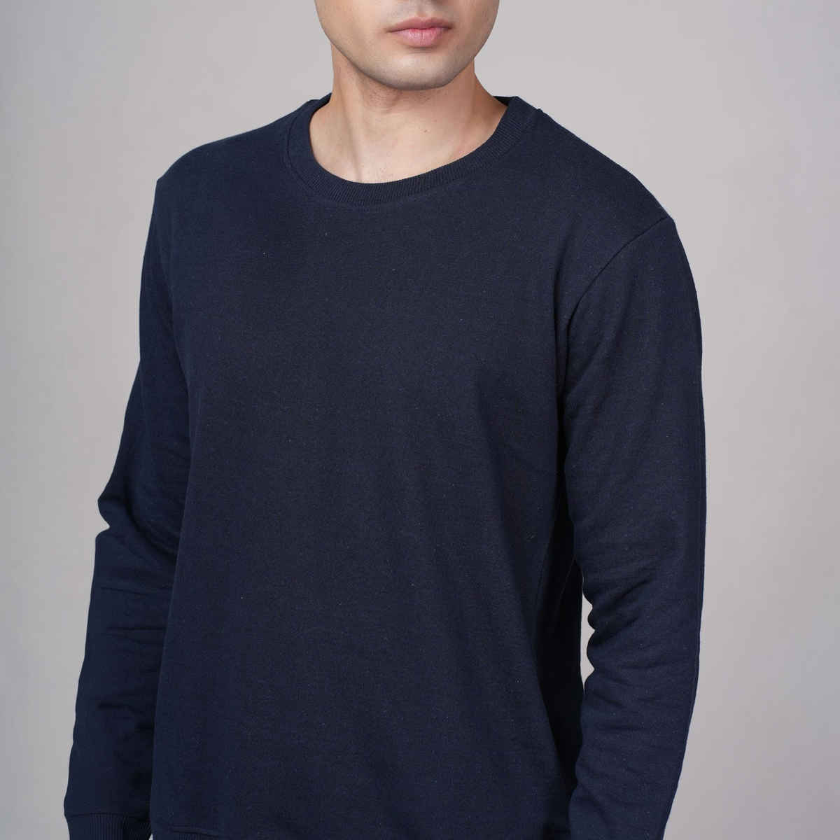 Outlaws Men's Cotton Rich Premium Sweatshirt | Navy - M