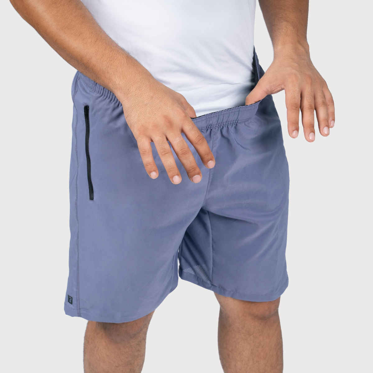 Decathlon | Domyos Men's Gym Shorts with Tights | Blue - XL