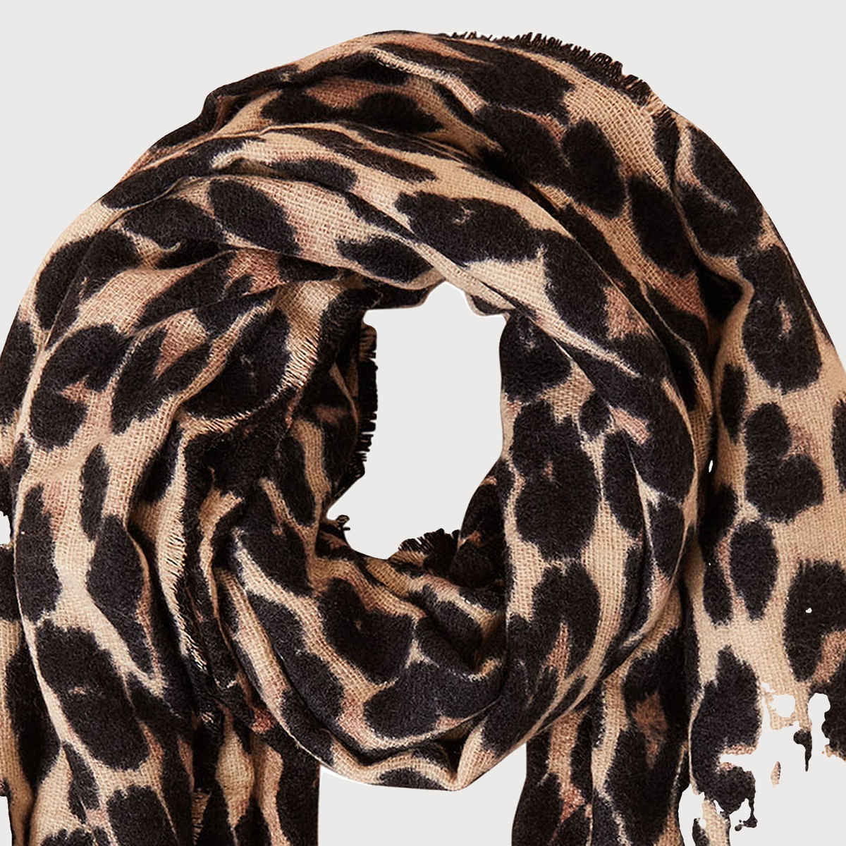 Accessorize London Women's Leopard Blanket Scarf | Multicolorcolor