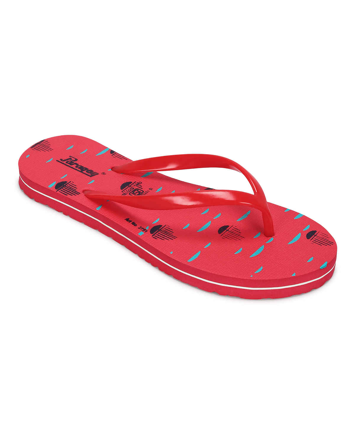 Paragon Women's Lightweight & Waterproof Hawai Slipper| Red - UK 6