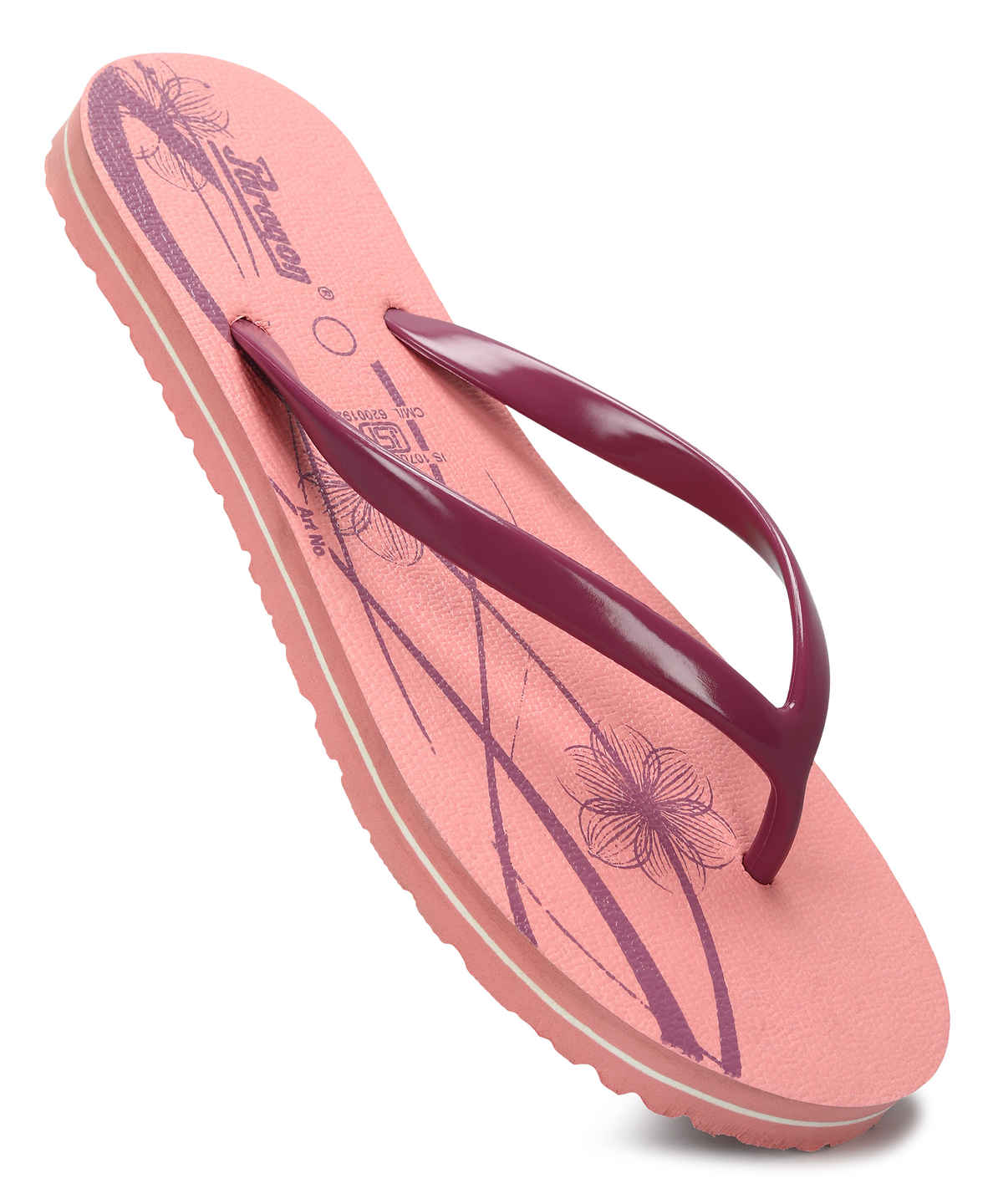Paragon Women's Lightweight & Waterproof Hawai Slipper | Light Pink - UK 7
