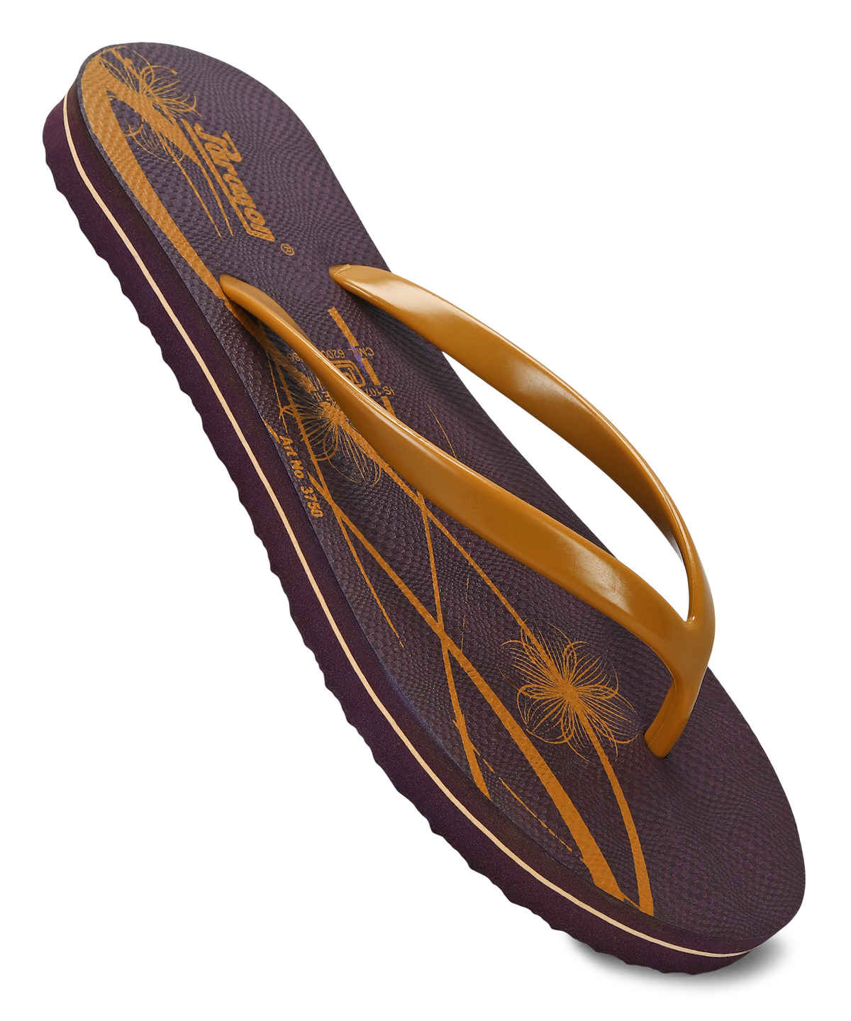 Paragon Women's Lightweight & Waterproof Hawai Slipper | Brown - UK 4