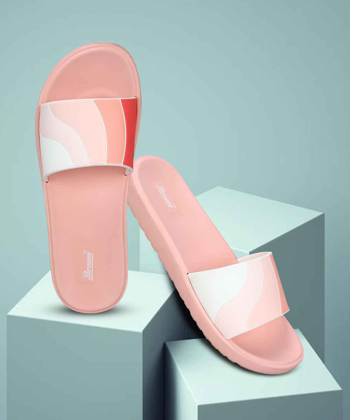 Paragon Women's Peach Eva Slippers EVK10929L UK 8