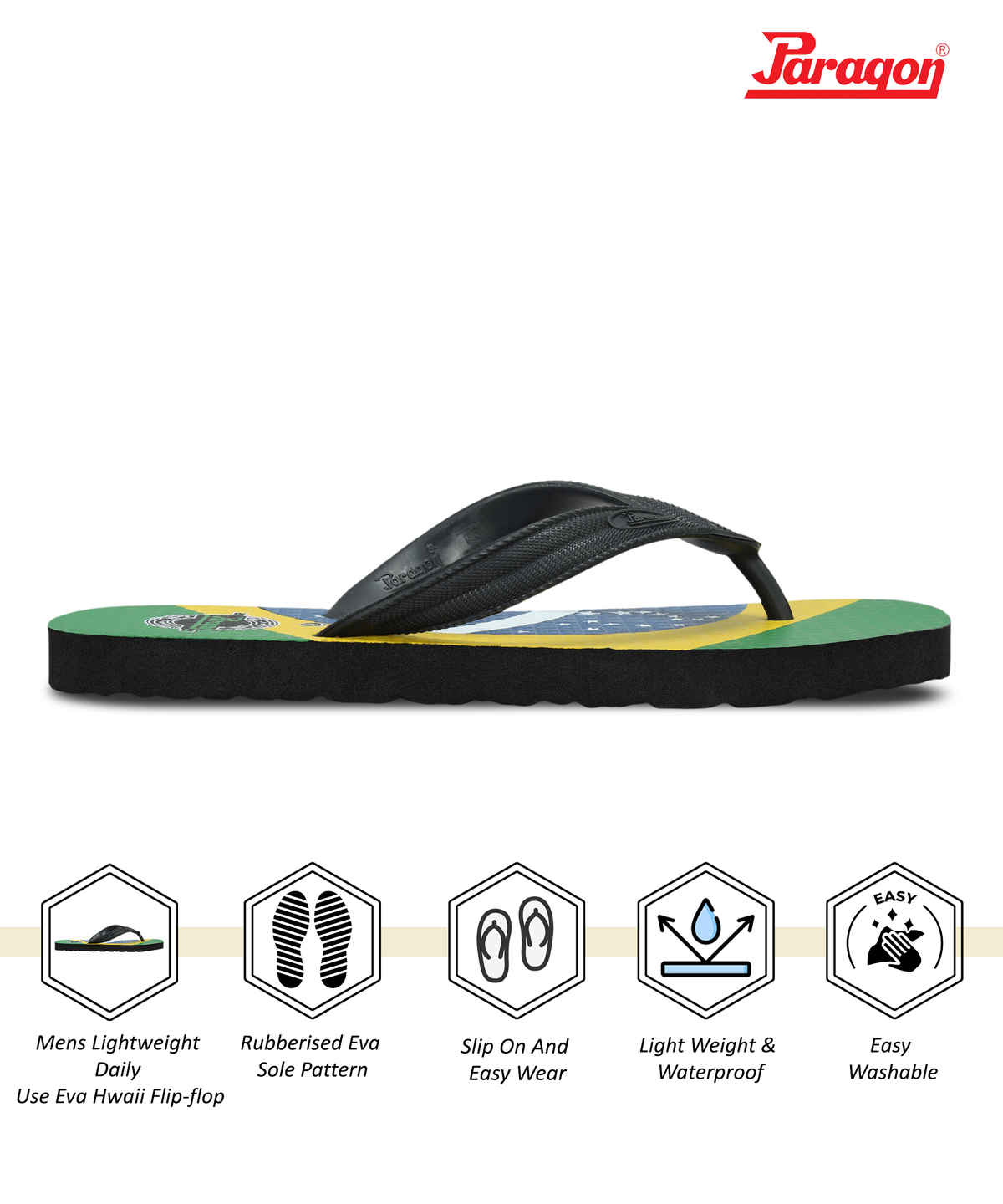Paragon Men's Green Hwk Slippers HWK3717G UK 8