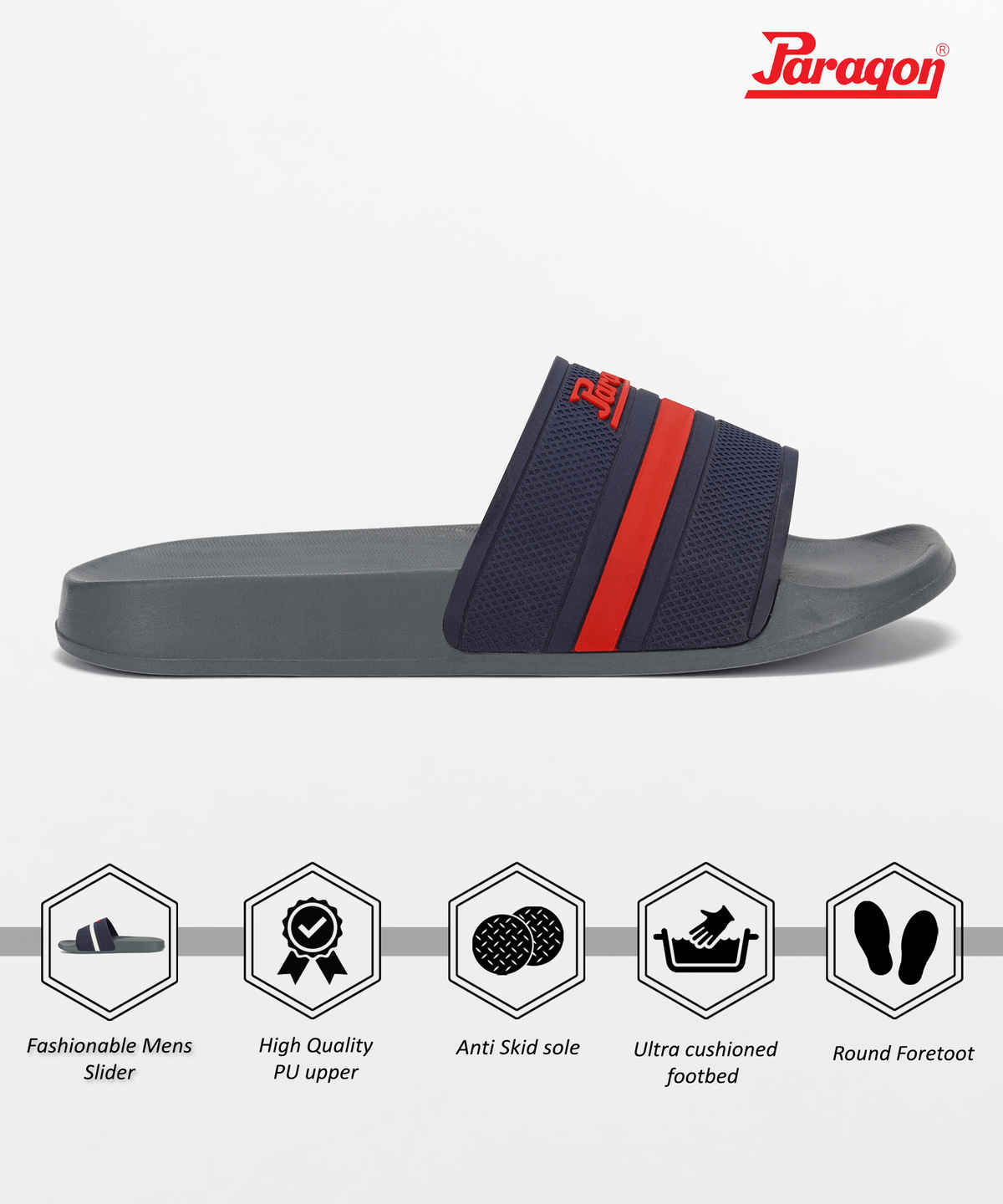 Paragon Men's Blue Eva Slippers EVK10917G UK 6