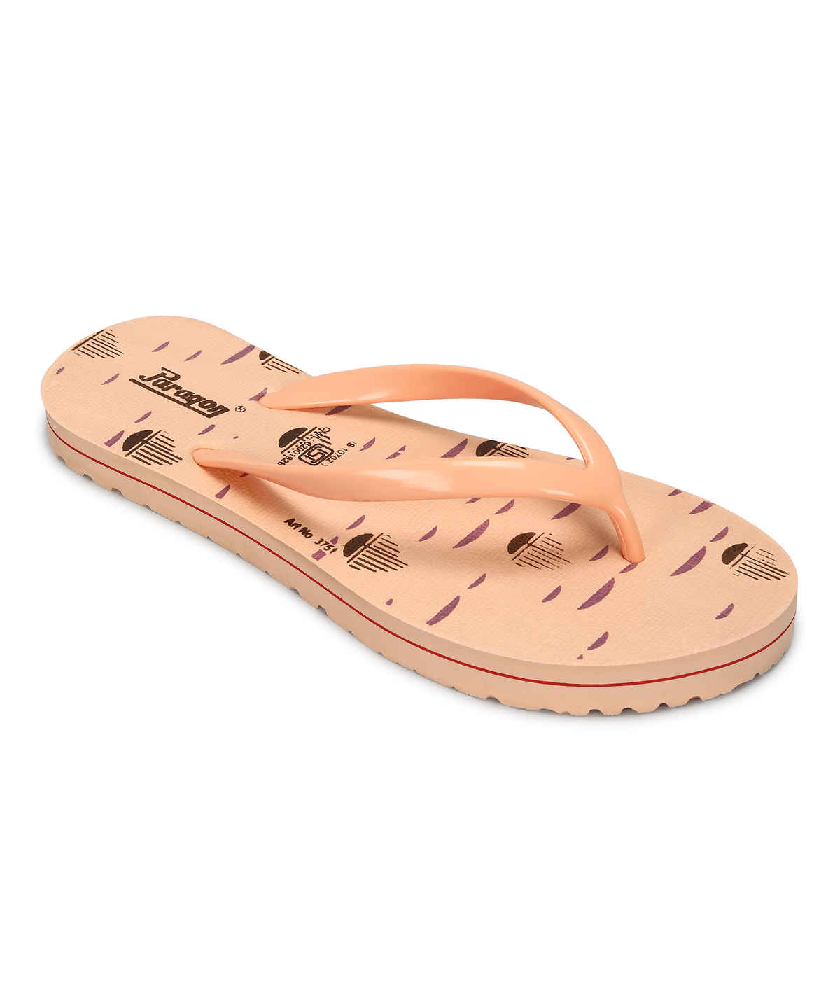 Paragon Women's Lightweight & Waterproof Hawai Slipper | Beige - UK 6