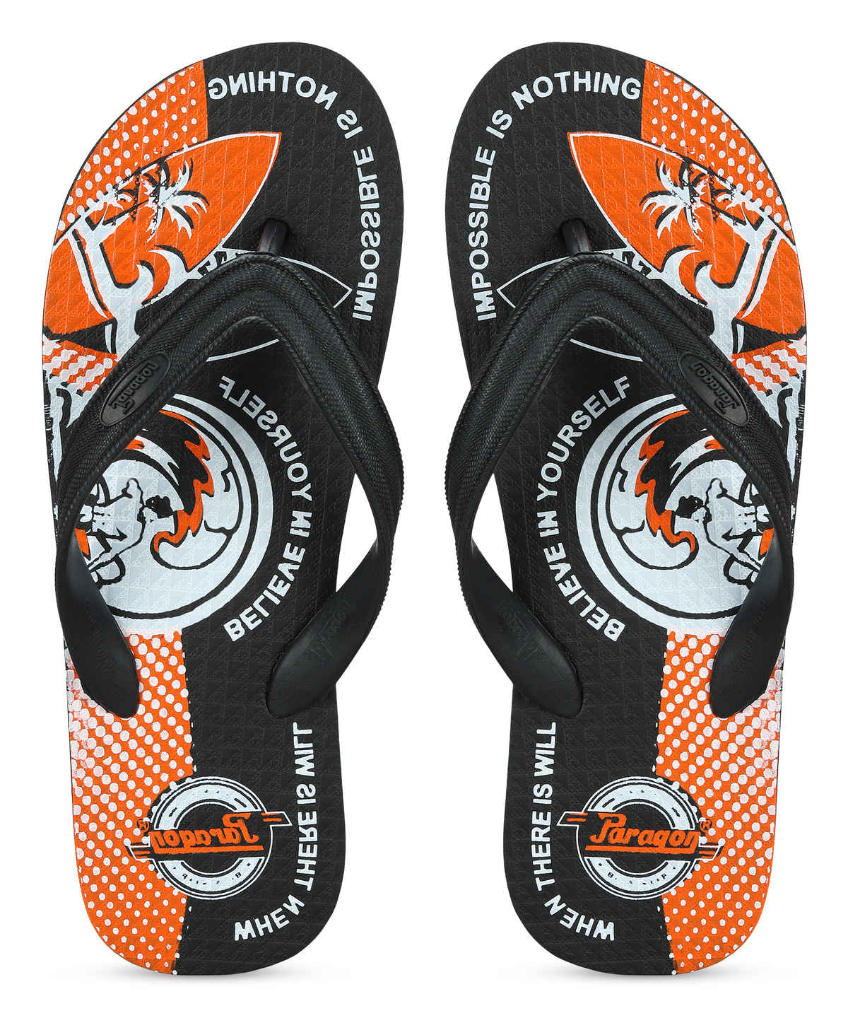 Paragon Men's Orange Hwk Slippers HWK3720G UK 9