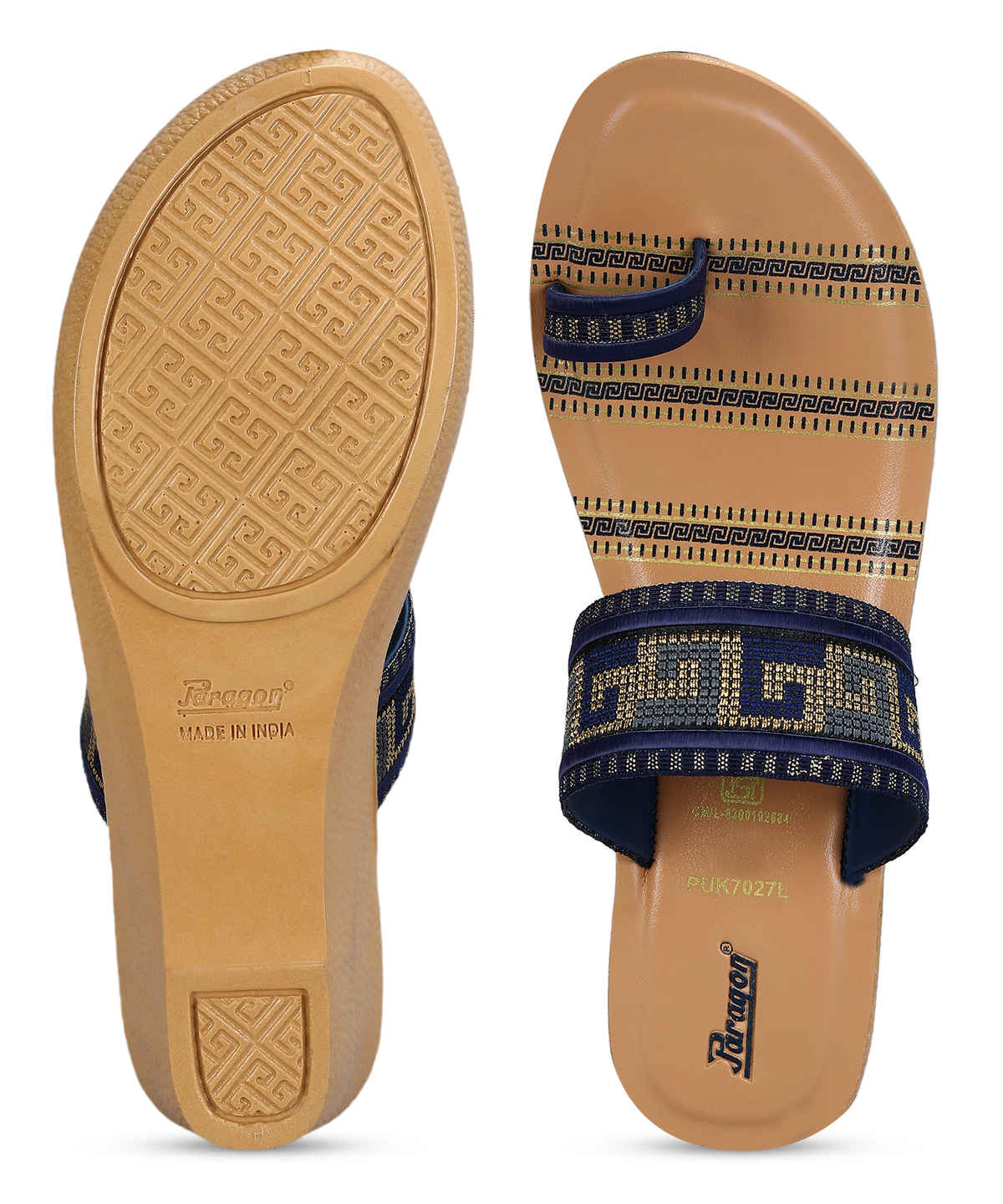 Paragon Women's Blue Pu Water Resistant Sandals PUK7027L UK 4
