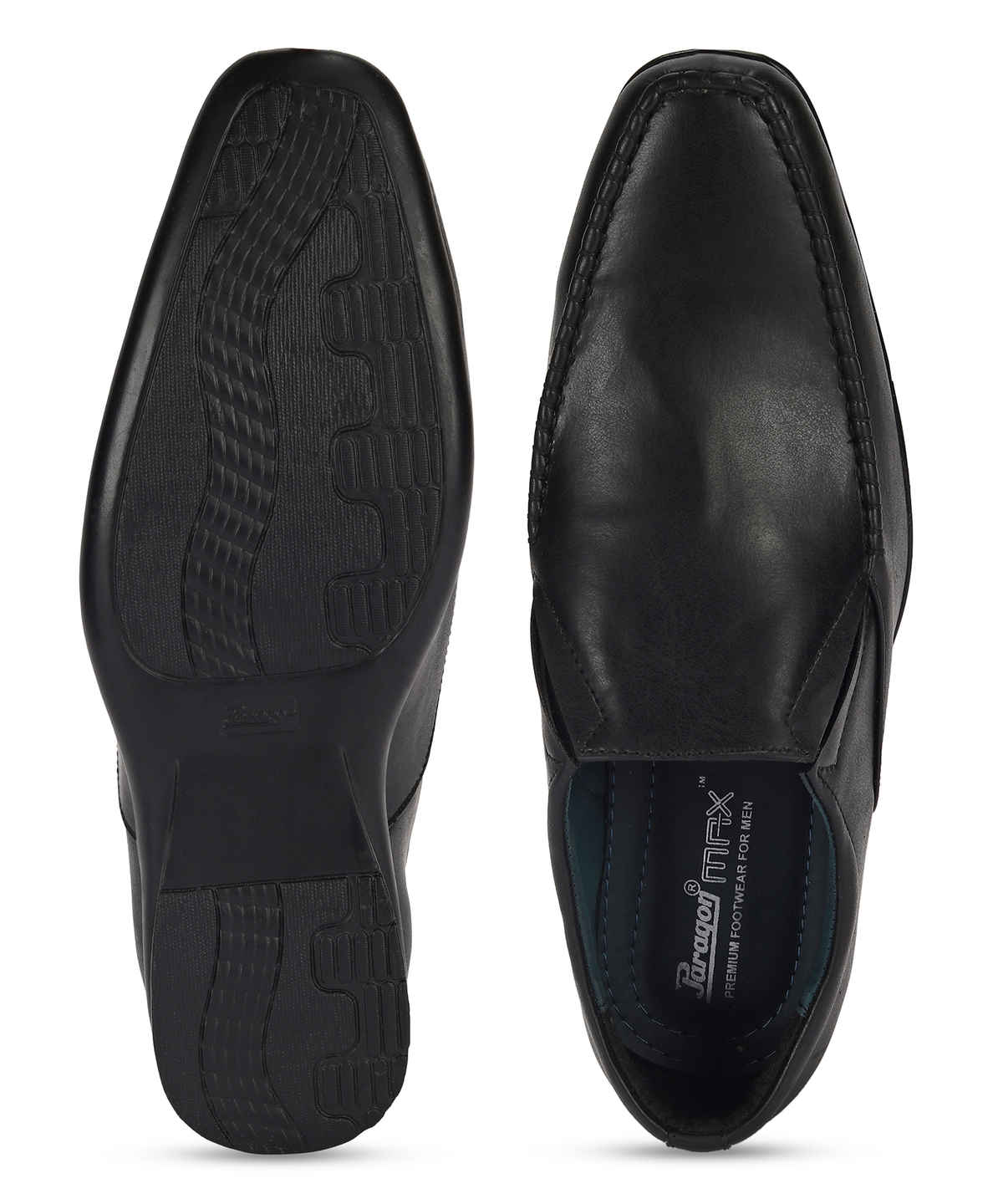 Paragon Men's Black Pvc Formal Shoes K11236G UK 9