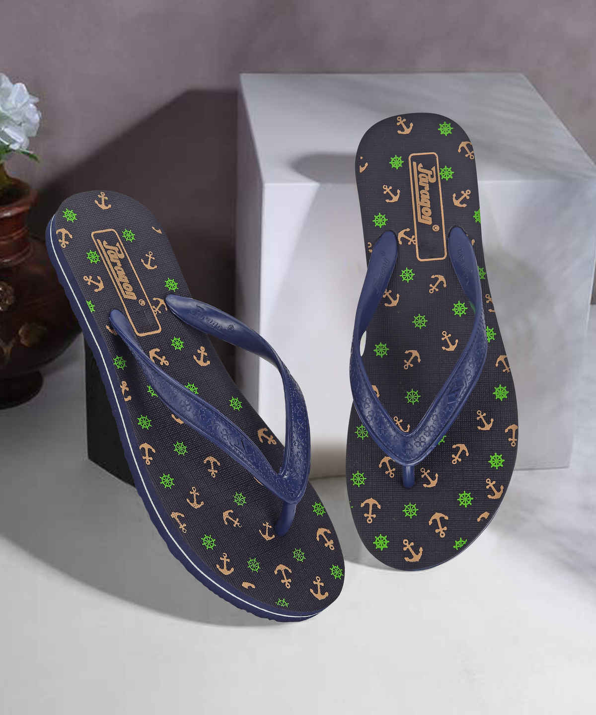 Paragon Women's Navy Hwk Slippers HWK3732L UK 4