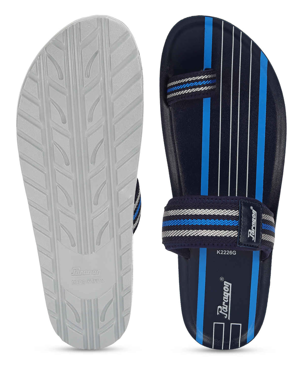 Paragon Men's Blue Pu Slippers PUK2226G UK 7