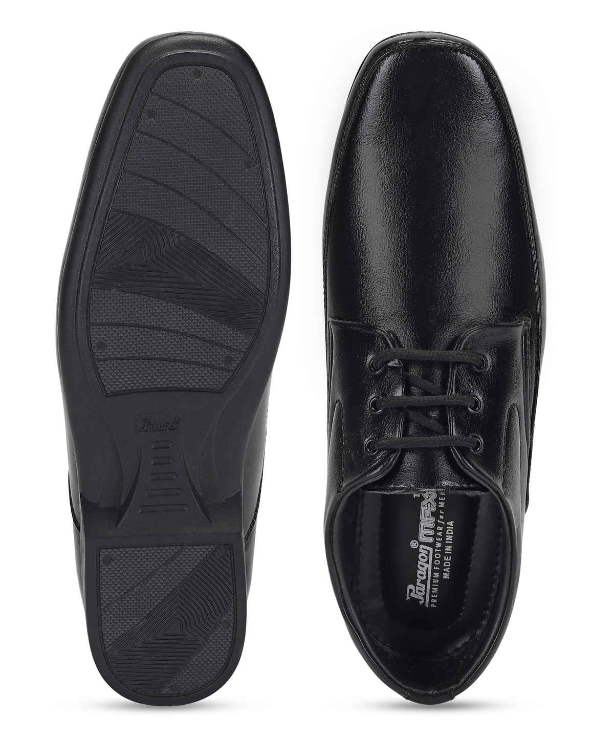 Paragon Men's Black Pvc Formal Shoes K11239G UK 9