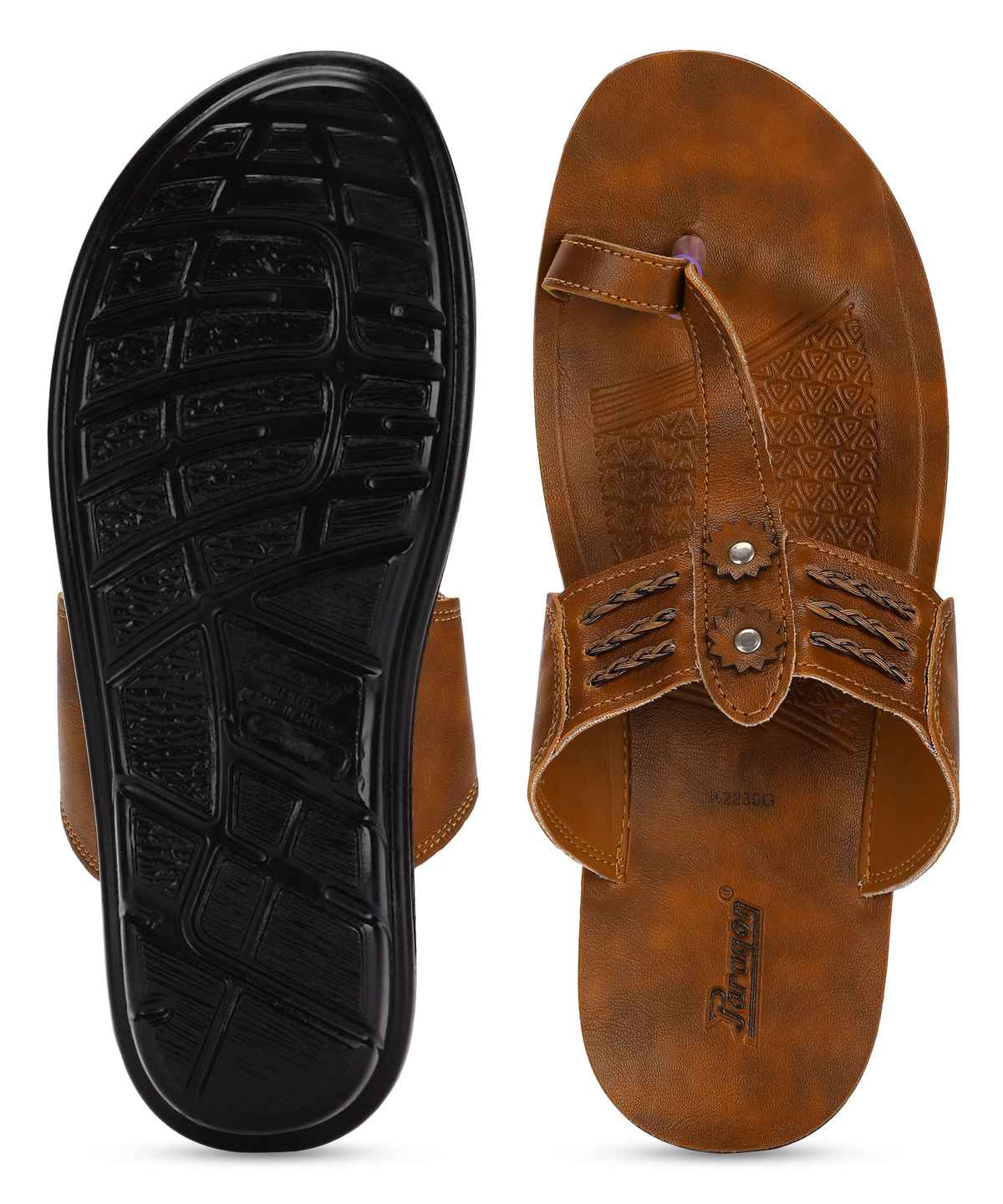 Paragon Men's Tan Pu Water Resistant Sandals PUK2230G UK 7