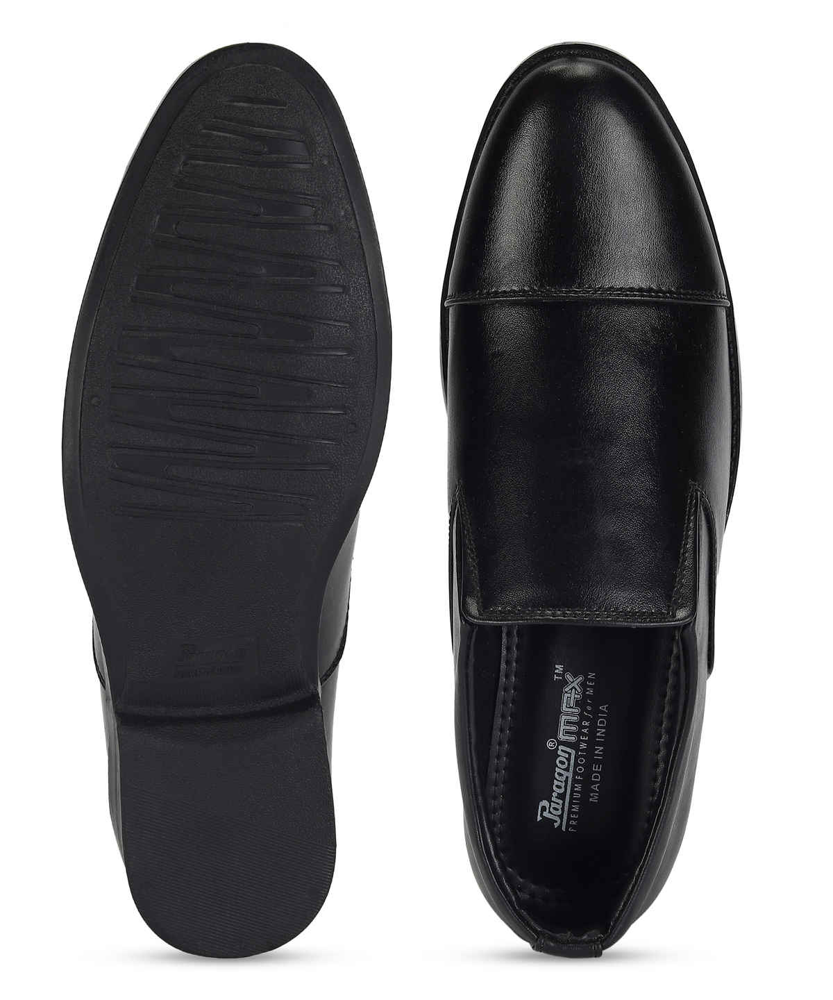 Paragon Men's Black Pvc Formal Shoes K11241G UK 10