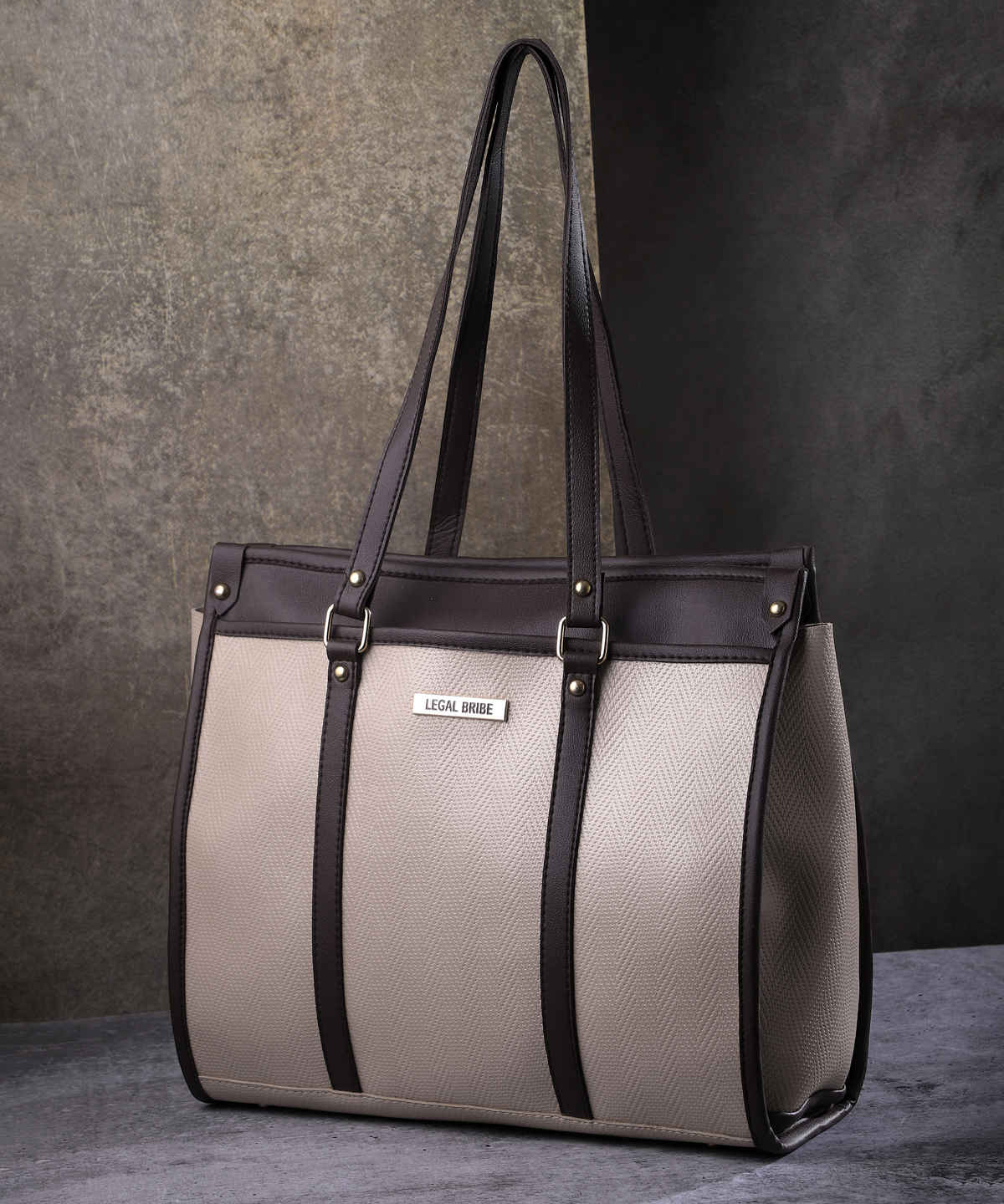 Legal Bribe Stunning Tote Bag | Beige | LB2074