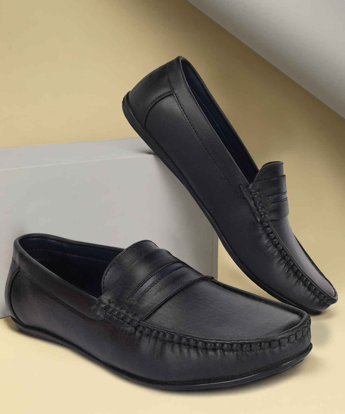 Paragon Men's Black Pvc Formal Shoes K11238G UK 8