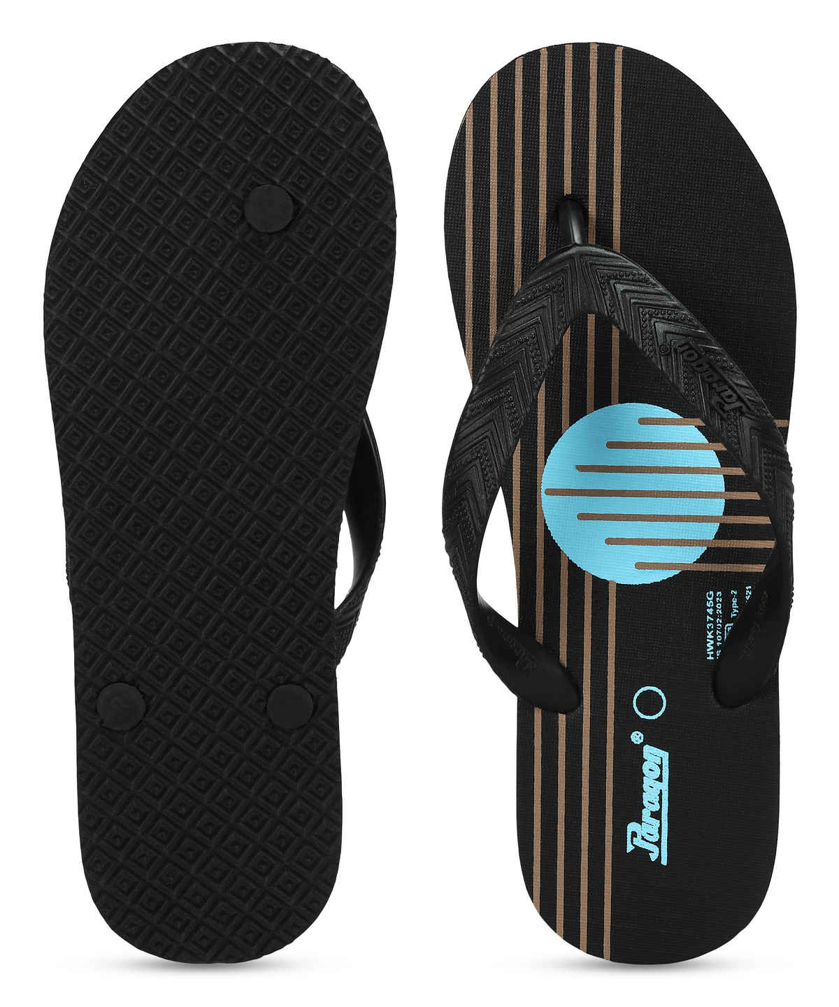 Paragon Men's Lightweight & Waterproof Hawai Slipper | Yellow - UK 8