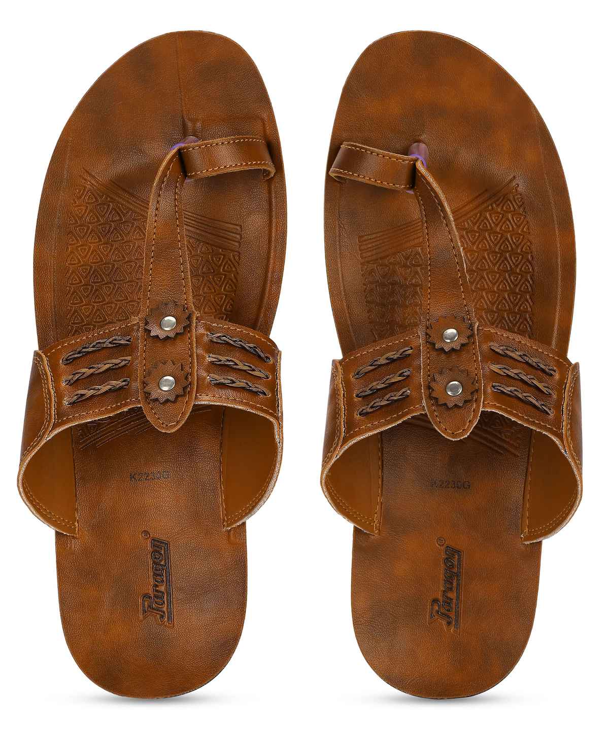 Paragon Men's Tan Pu Water Resistant Sandals PUK2230G UK 7