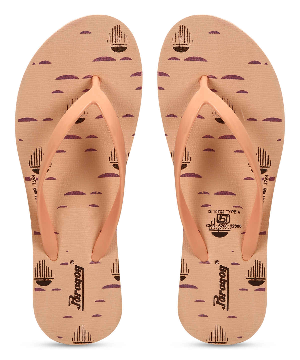 Paragon Women's Lightweight & Waterproof Hawai Slipper | Beige - UK 6