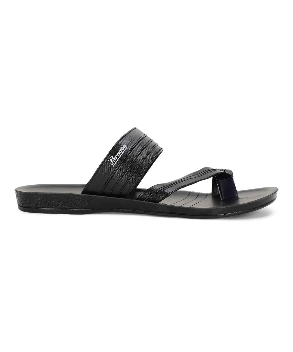 Paragon Men's Black Pu Sandals PUK2234G UK 8