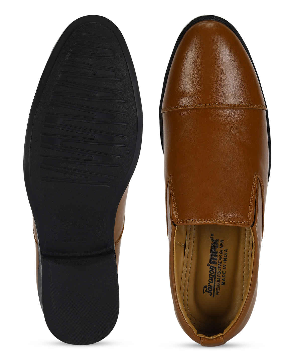 Paragon Men's Tan Pvc Formal Shoes K11241G UK 6
