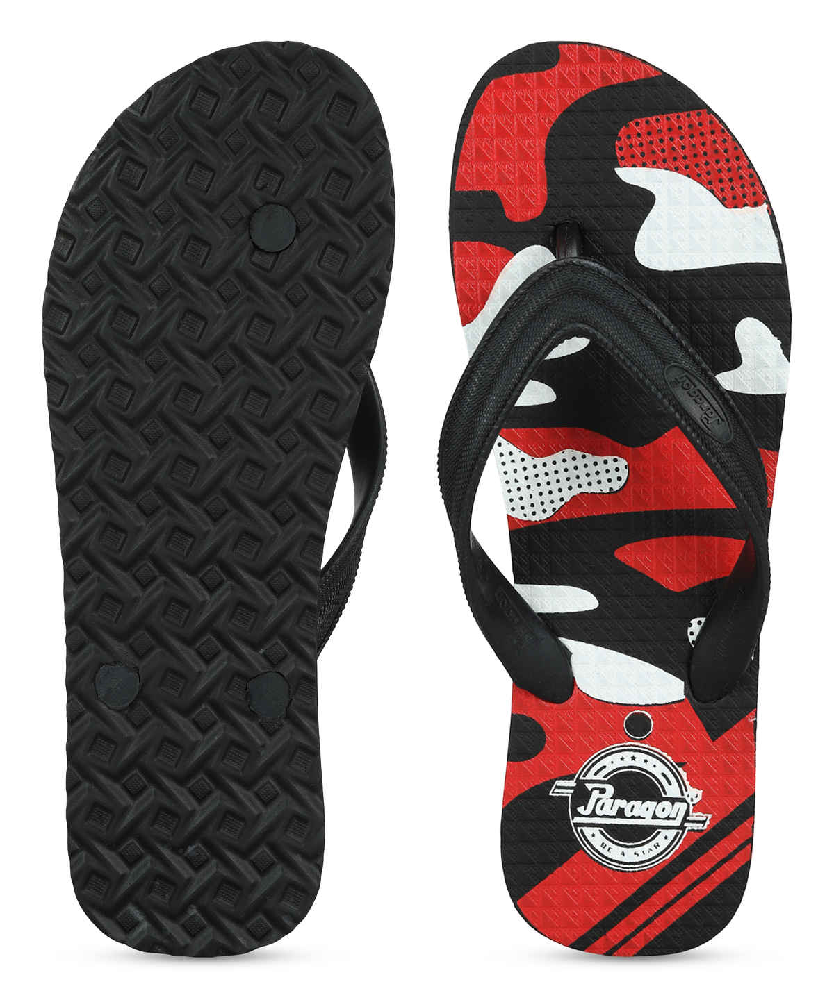 Paragon Men's Red Hwk Slippers HWK3717G UK 10