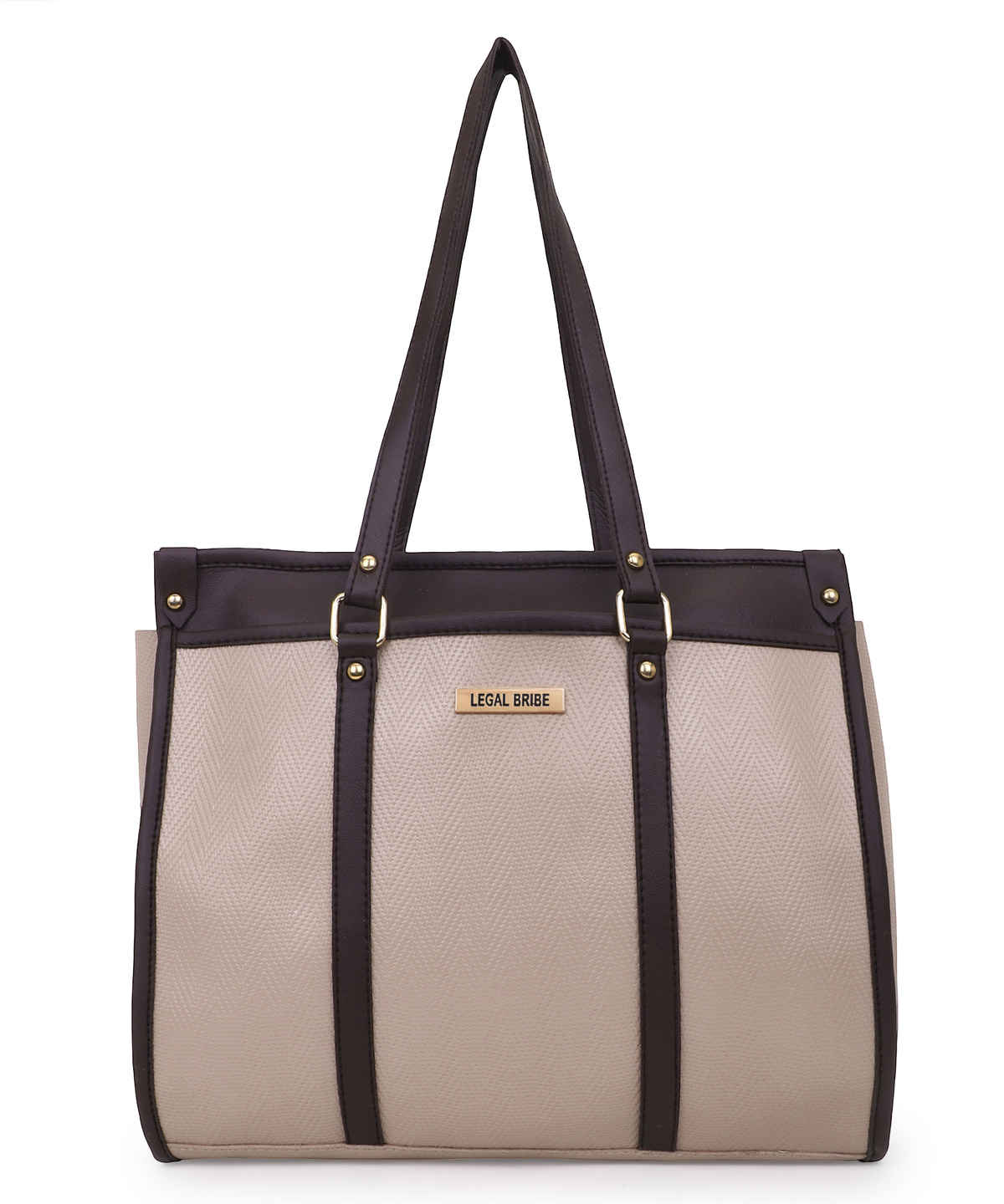 Legal Bribe Stunning Tote Bag | Beige | LB2074