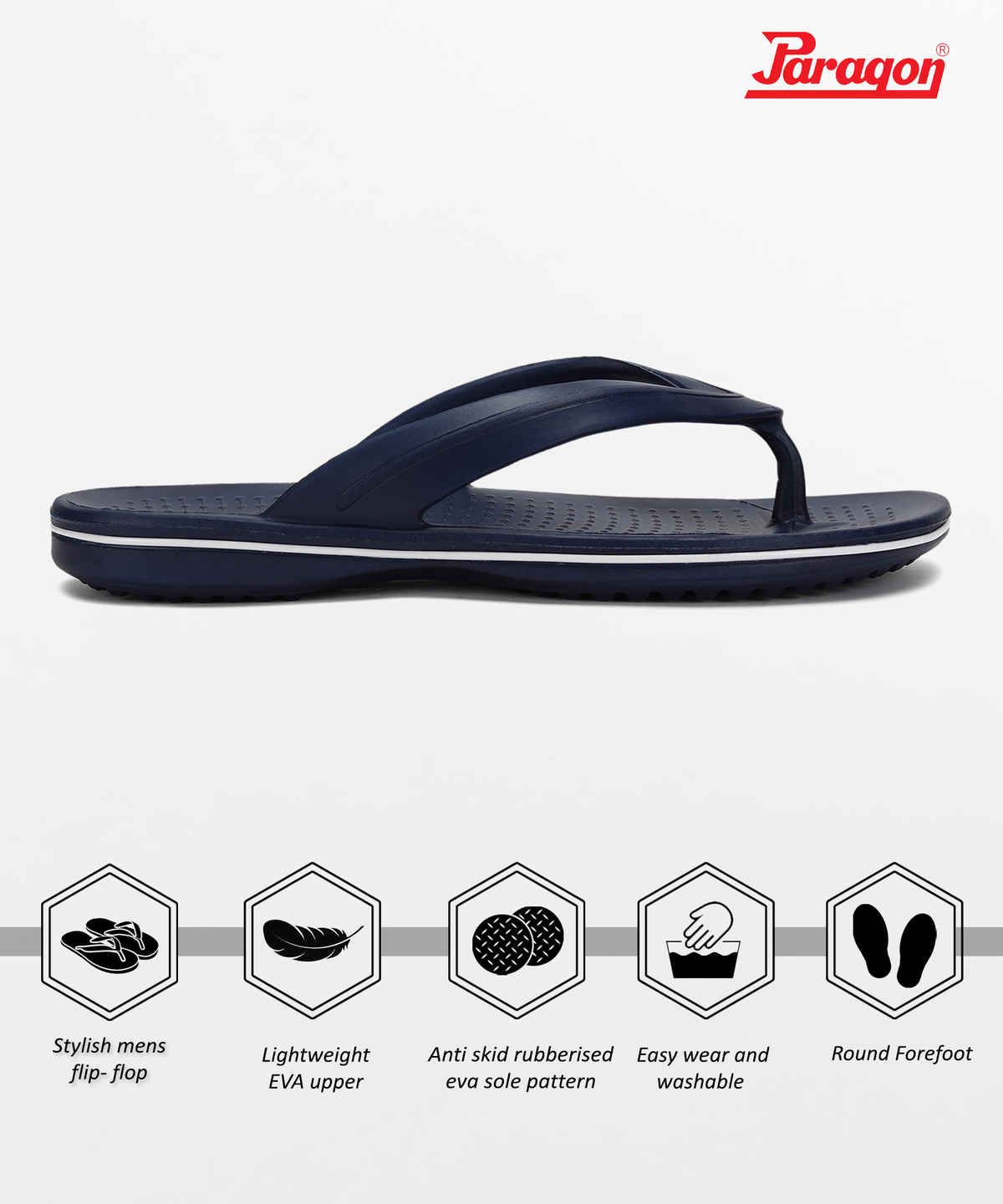 Paragon Men's Navy Eva Slippers EVK1129G UK 10