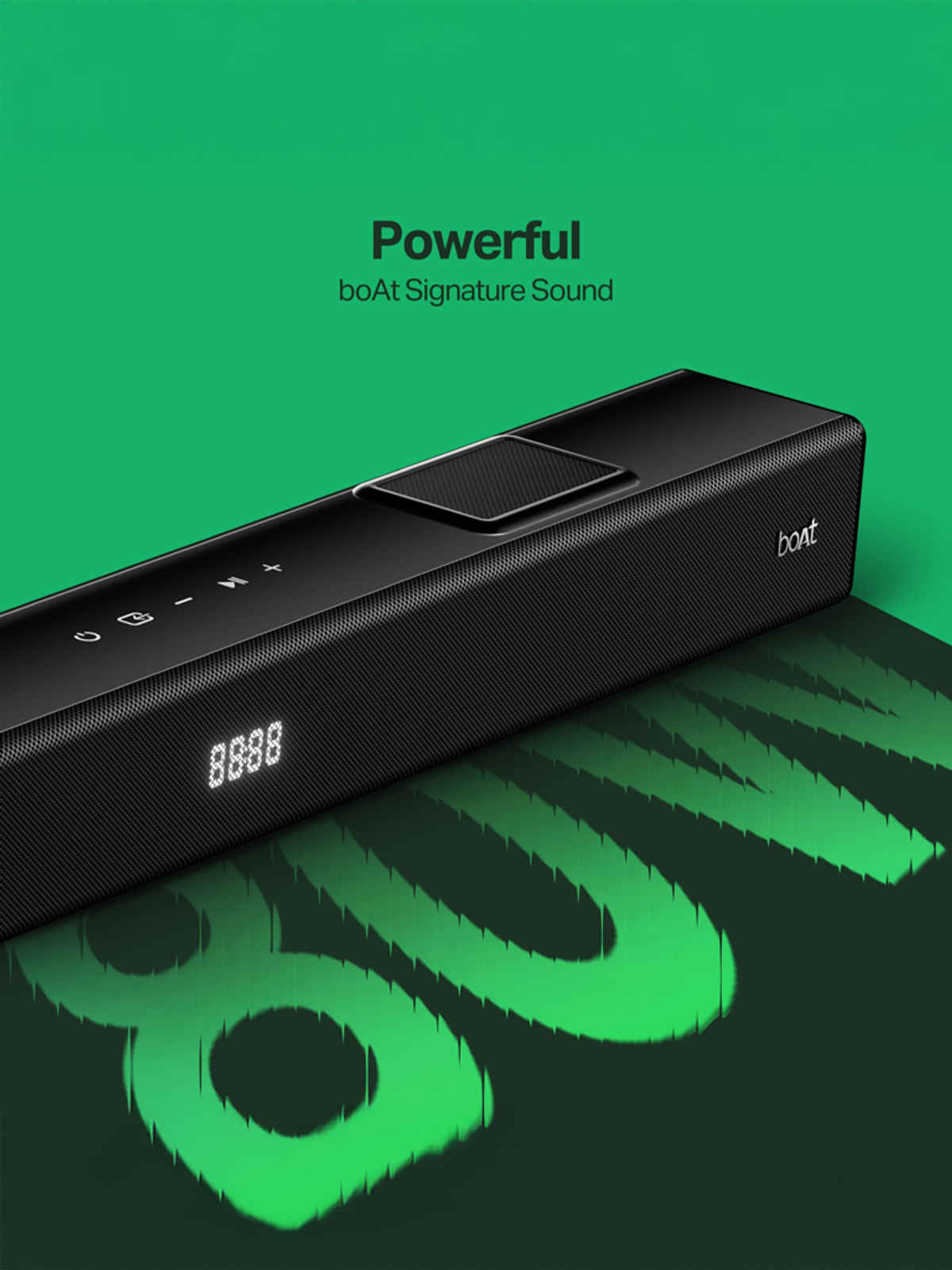 boAt Aavante 2.2 800, 80W Signature Sound, 2.2 CH Built in Subwoofer, Touch Controls| Premium Black